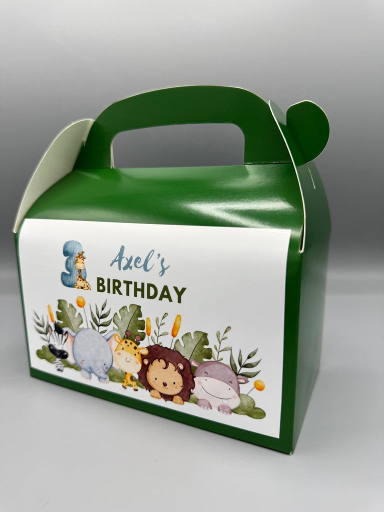 Children's Pre - Filled Birthday Goodie Box - Jungle Safari - Good Favor